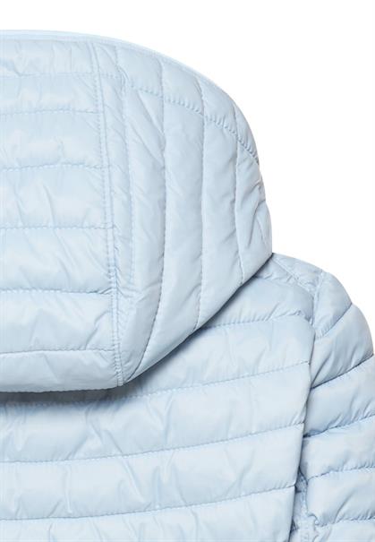 Winddichte Steppjacke mit 2-Wege Reißverschluss light blue