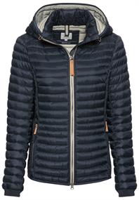 Winddichte Steppjacke mit 2-Wege Reißverschluss navy