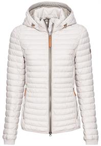 Winddichte Steppjacke mit 2-Wege Reißverschluss pearl