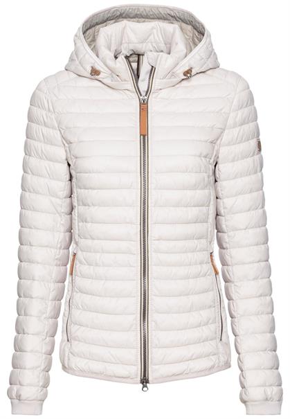 Winddichte Steppjacke mit 2-Wege Reißverschluss pearl
