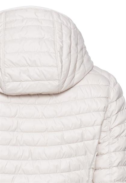 Winddichte Steppjacke mit 2-Wege Reißverschluss pearl