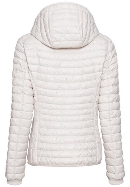 Winddichte Steppjacke mit 2-Wege Reißverschluss pearl