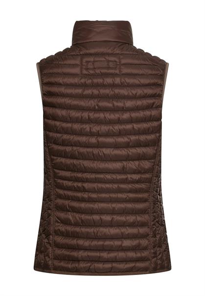 Winddichte Weste mit zwei Innentaschen brown
