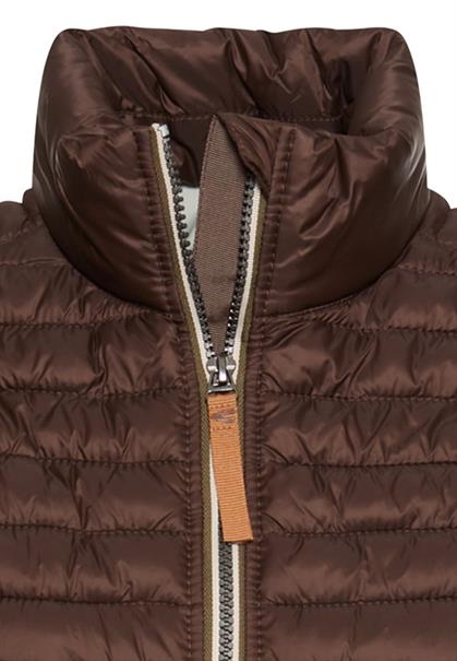 Winddichte Weste mit zwei Innentaschen brown