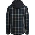 Window Check Hoody Shirtjacket 3 salute