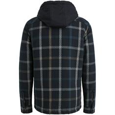 Window Check Hoody Shirtjacket 3 salute