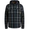 Window Check Hoody Shirtjacket 3 salute