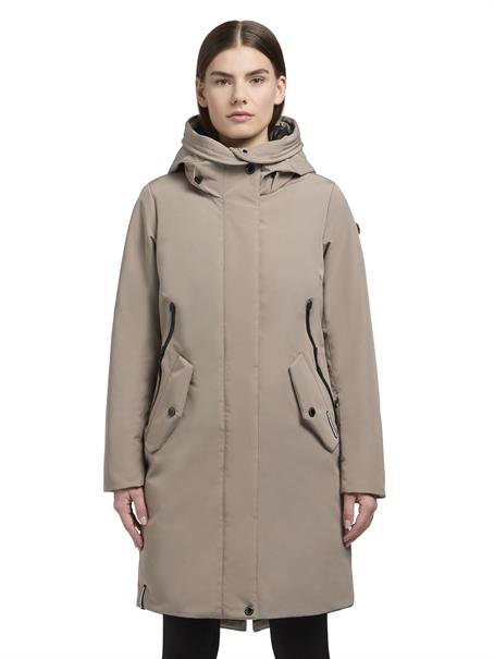 Winterjacke "Charlyn5" 123 graubeige
