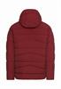 Winterjacke mit abnehmbarer Kapuze amber red