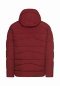 Winterjacke mit abnehmbarer Kapuze amber red