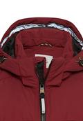 Winterjacke mit abnehmbarer Kapuze amber red