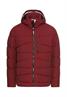Winterjacke mit abnehmbarer Kapuze amber red