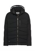 Winterjacke mit abnehmbarer Kapuze asphalt