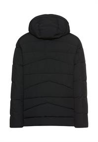 Winterjacke mit abnehmbarer Kapuze asphalt
