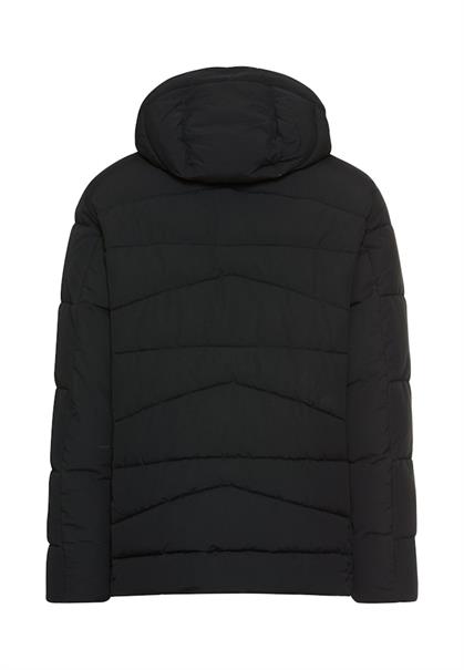Winterjacke mit abnehmbarer Kapuze asphalt