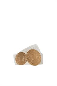 Women Belts non-leather belts S-XL white