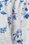 Women Blouses woven 3/4 sleeve off white 3