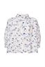 Women Blouses woven 3/4 sleeve off white 3