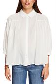 Women Blouses woven 3/4 sleeve white