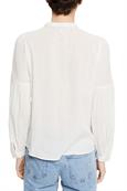 Women Blouses woven long sleeve off white