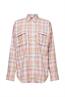 Women Blouses woven long sleeve peach 4