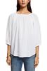 Women Blouses woven long sleeve white