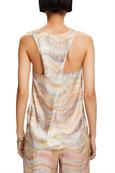 Women Blouses woven sleeveless pastel orange 3