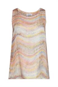 Women Blouses woven sleeveless pastel orange 3