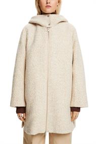 Women Coats woven regular sand 2