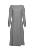 Women Dresses knitted midi medium grey