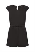 Women Overalls knitted short anthracite