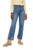 Women Pants denim length service blue medium washed