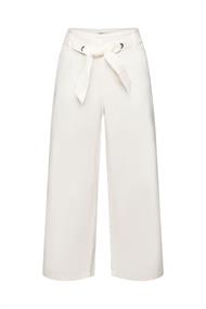 Women Pants woven cropped white