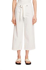 Women Pants woven cropped white