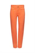 Women Pants woven length service orange red