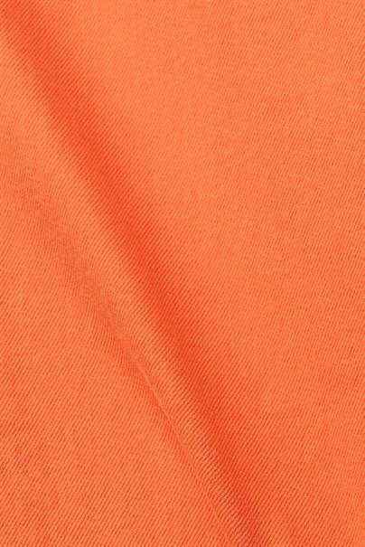 Women Pants woven length service orange red