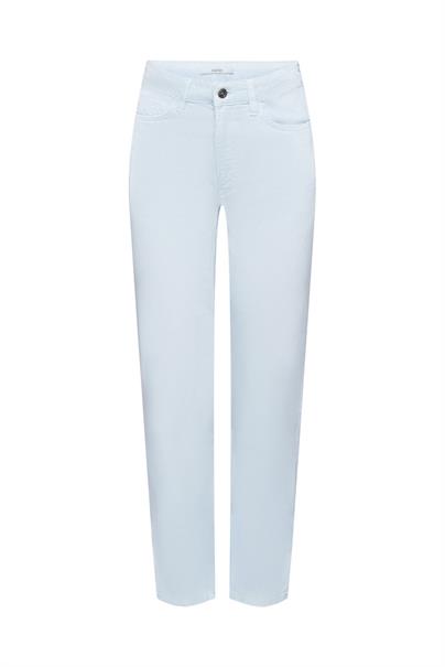 Women Pants woven length service pastel blue