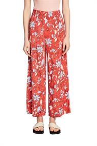 Women Pants woven regular coral orange 4