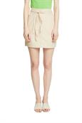 Women Skirts woven mini cream beige