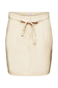 Women Skirts woven mini cream beige