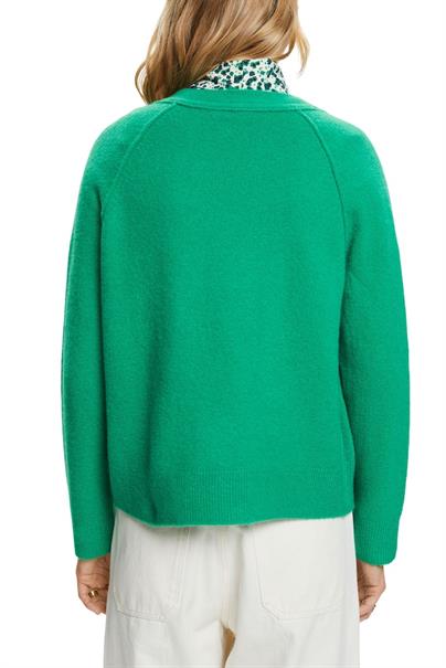 Women Sweaters cardigan long sleeve green 5