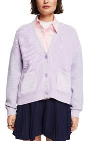 Women Sweaters cardigan long sleeve lavender 4