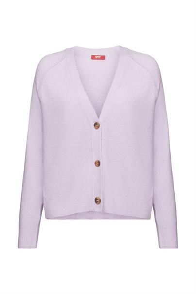 Women Sweaters cardigan long sleeve lavender 5
