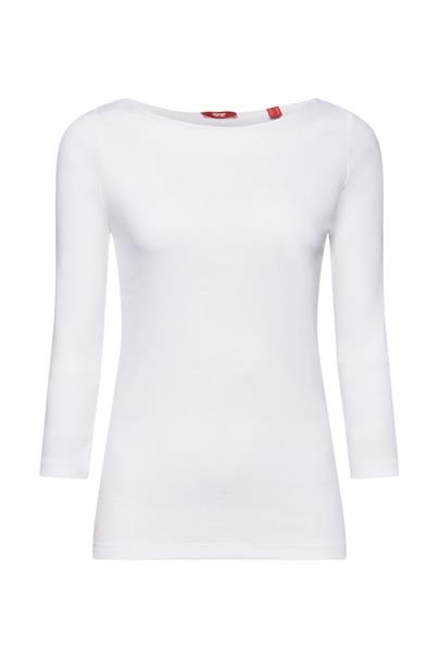 Women T-Shirts 3/4 sleeve white
