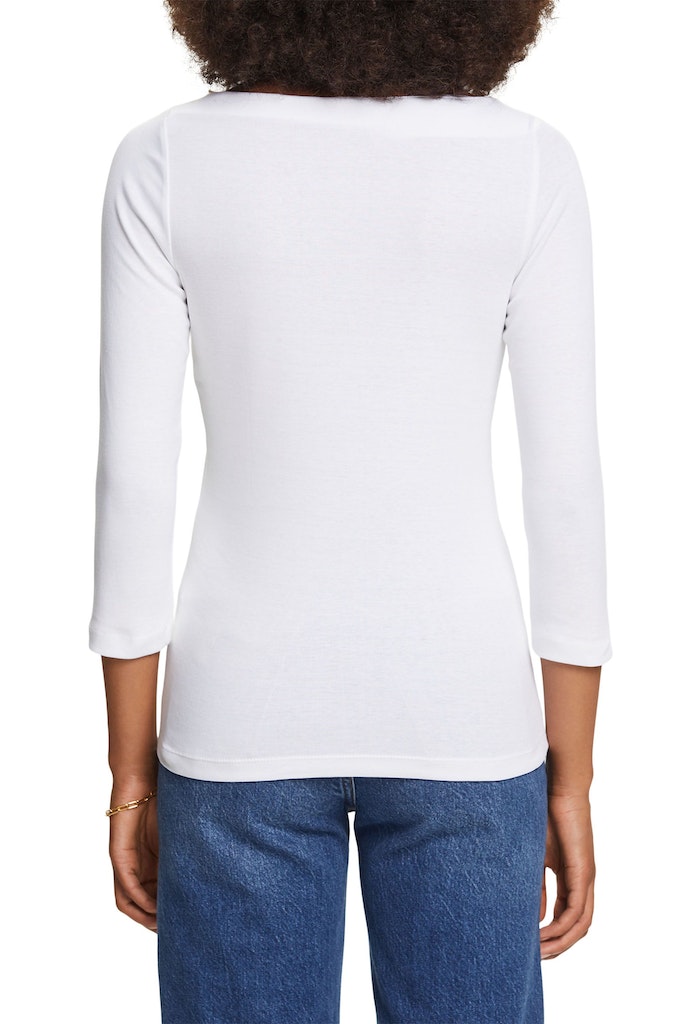 women-t-shirts-3-4-sleeve-white