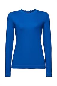 Women T-Shirts long sleeve bright blue
