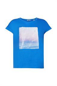 Women T-Shirts short sleeve bright blue