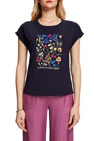 Women T-Shirts short sleeve navy