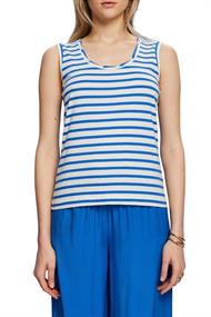 Women T-Shirts sleeveless blau