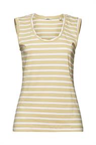 Women T-Shirts sleeveless pastel green